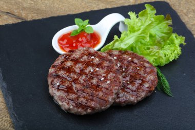 Izgara burger pirzola