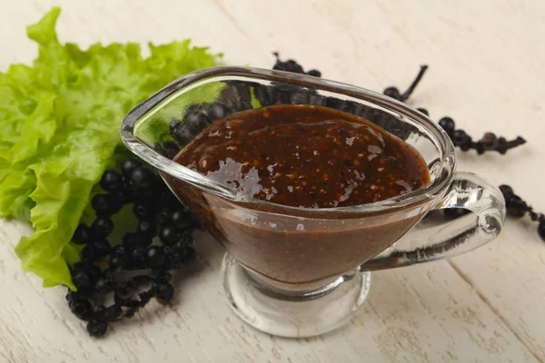 Black pepper sauce — Stock Photo, Image