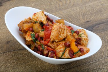 Fasulye ve domates ile Türkiye