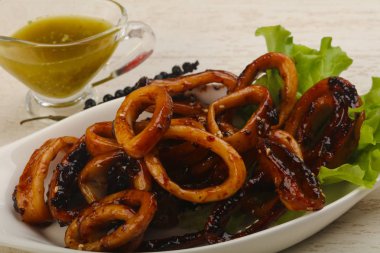 Kalamar teriyaki Yüzükler