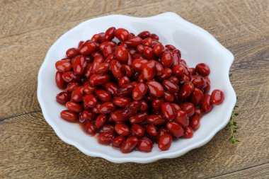 Red canned kidney beans clipart