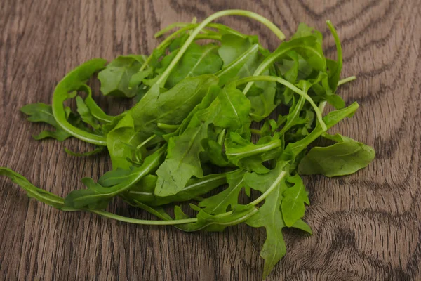 Rucola folhas amontoado — Fotografia de Stock