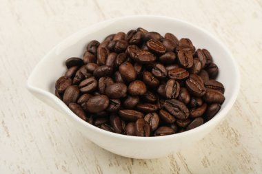 Kavrulmuş kahve çekirdeği.