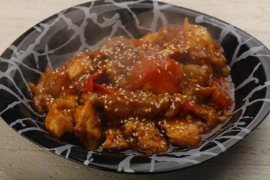 İstiridye soslu tavuk