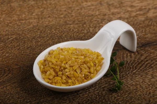 Kabın içinde ham bulgur