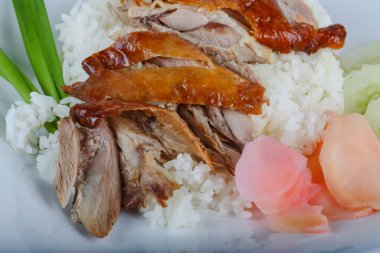 pirinç kızarmış ördek