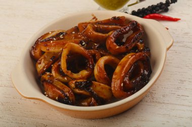 Kalamar teriyaki Yüzükler