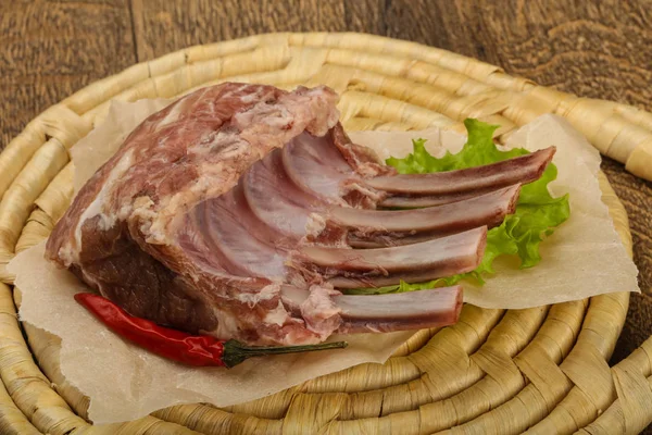 Raw lamb ribs — Stock Photo, Image