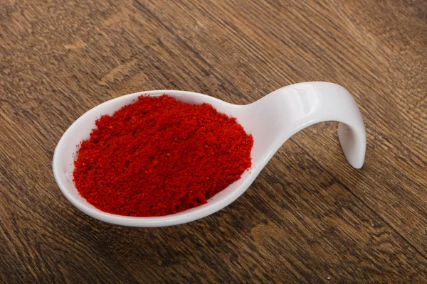 Rode paprika poeder — Stockfoto