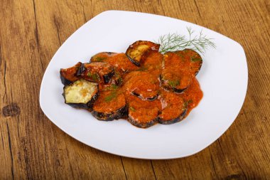 Lezzetli ızgara patlıcan