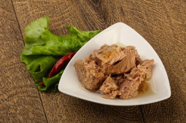 Konserve ton balığı.