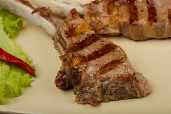 Delicious Grilled lamb — Stock Photo, Image