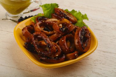 Kalamar teriyaki Yüzükler