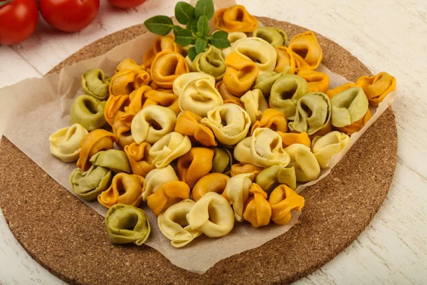 Raw tortellini ready for cooking — Stock Photo, Image