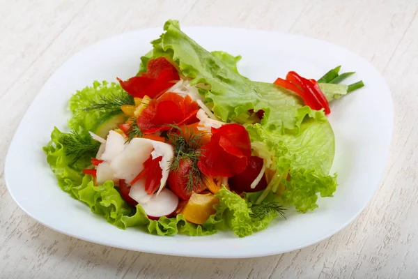 Effektiver veganer Salat — Stockfoto