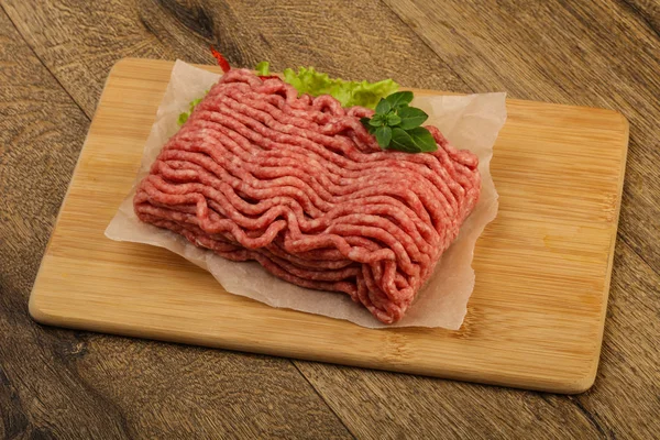 Carne de bovino picada — Fotografia de Stock