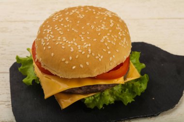 Lezzetli Burger Peynirli