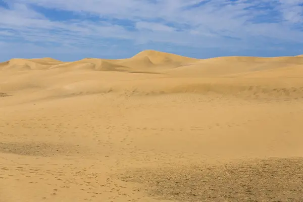 沙漠在加那利岛 — 图库照片