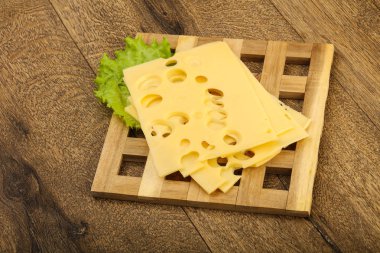 lezzetli dilimlenmiş peynir