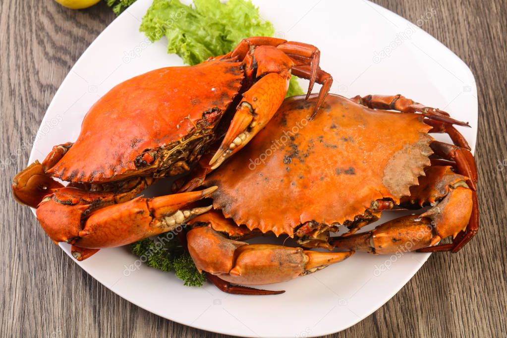 Delicious Boiled crab