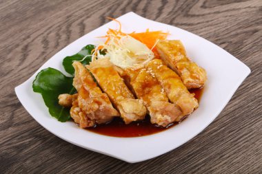 Fried Teriyaki tavuk