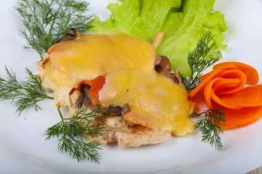 lezzetli fırında tavuk