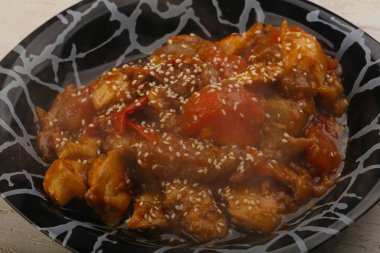 İstiridye soslu tavuk