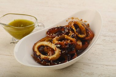 Kalamar teriyaki Yüzükler