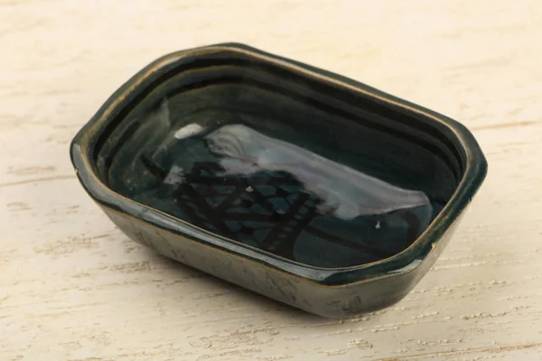 Empty green bowl — Stock Photo, Image