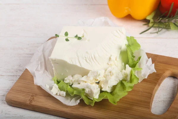 Greek feta cheese — Stock Photo, Image