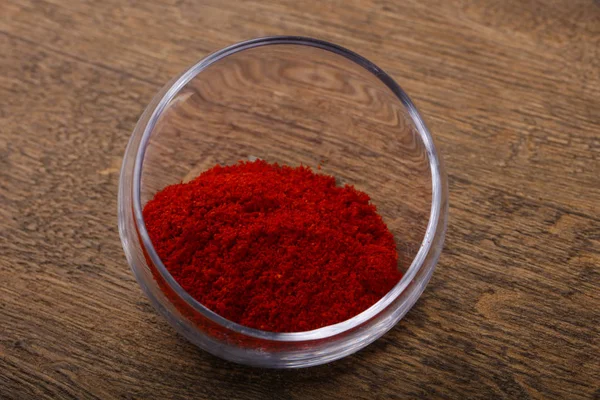 Röd paprika pulver — Stockfoto