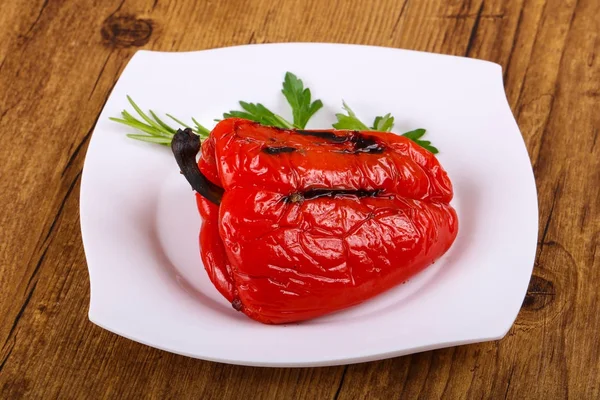 Grilled red bell Pepper — Stock Photo, Image