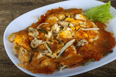 İstiridye ile Asya omlet