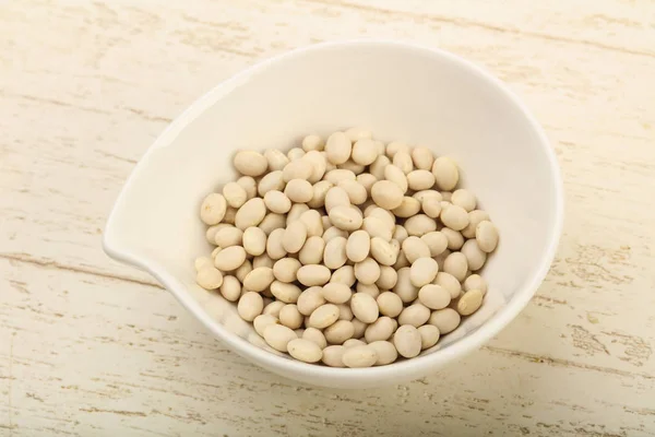 White beans in the bowl