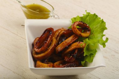 Kalamar teriyaki Yüzükler