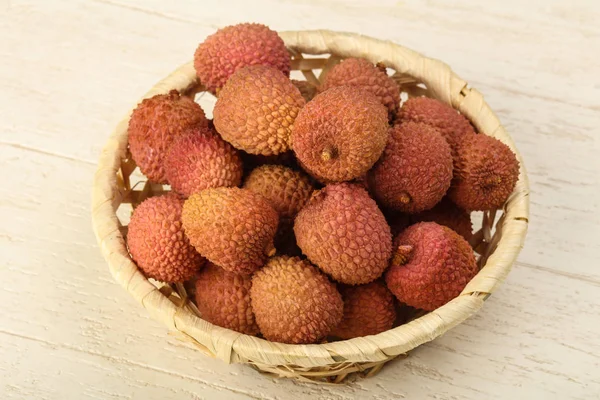 Taze tropikal lychee — Stok fotoğraf