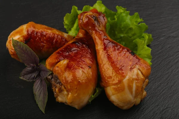 Teriyaki pernas de frango — Fotografia de Stock