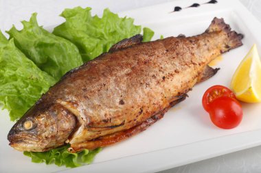 Sağlıklı Izgara Alabalık