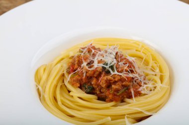 lezzetli spagetti bolonez