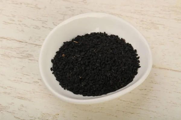 Nasiona czarne nigella — Zdjęcie stockowe