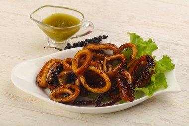 Kalamar teriyaki Yüzükler