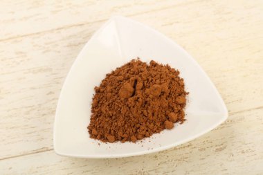 Kabın içinde kakao tozu