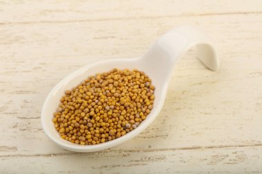 kabın içinde hardal tohumu