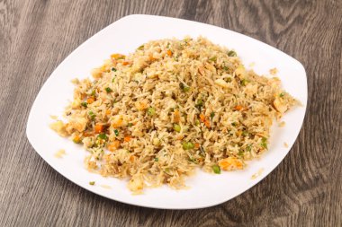 Hint geleneksel mutfak - Fried rice karides ile