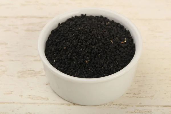 Siyah çörek otu tohumu — Stok fotoğraf