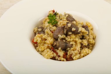 Bulgur tavuk kalp