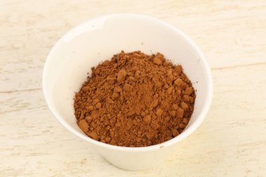 Kabın içinde kakao tozu