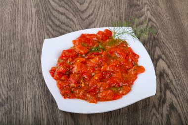 ızgara kırmızı dolmalık biber