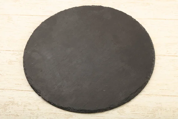 Piastra di pietra nera — Foto Stock
