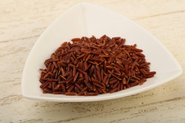 pişmemiş kahverengi pirinç